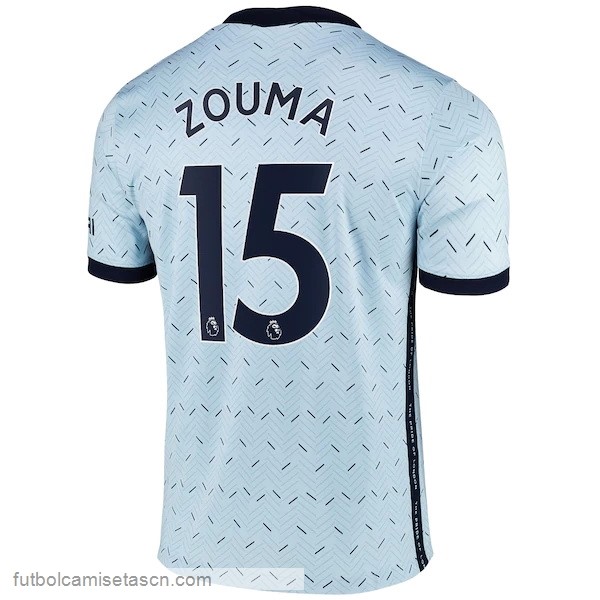 Camiseta Chelsea NO.15 Zouma 2ª 2020/21 Azul